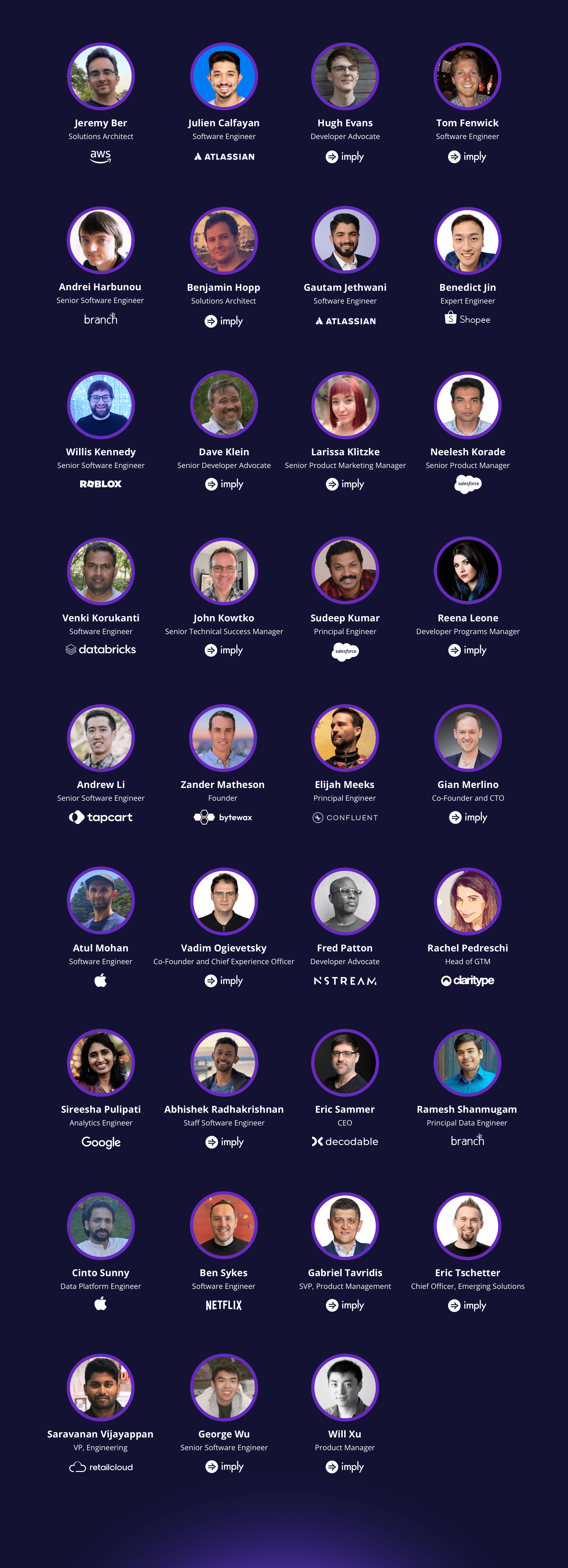 Druid Summit Speakers